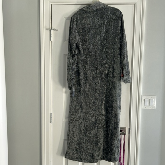 NWOT Free People Soho Crinkled Velvet Duster-SIZZE SMALL Z333 - Picture 3 of 5